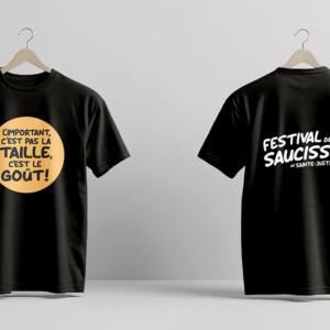 T-Shirt adulte – La taille!